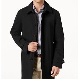 NEW Polo Ralph Lauren Slim Fit Black Raincoat